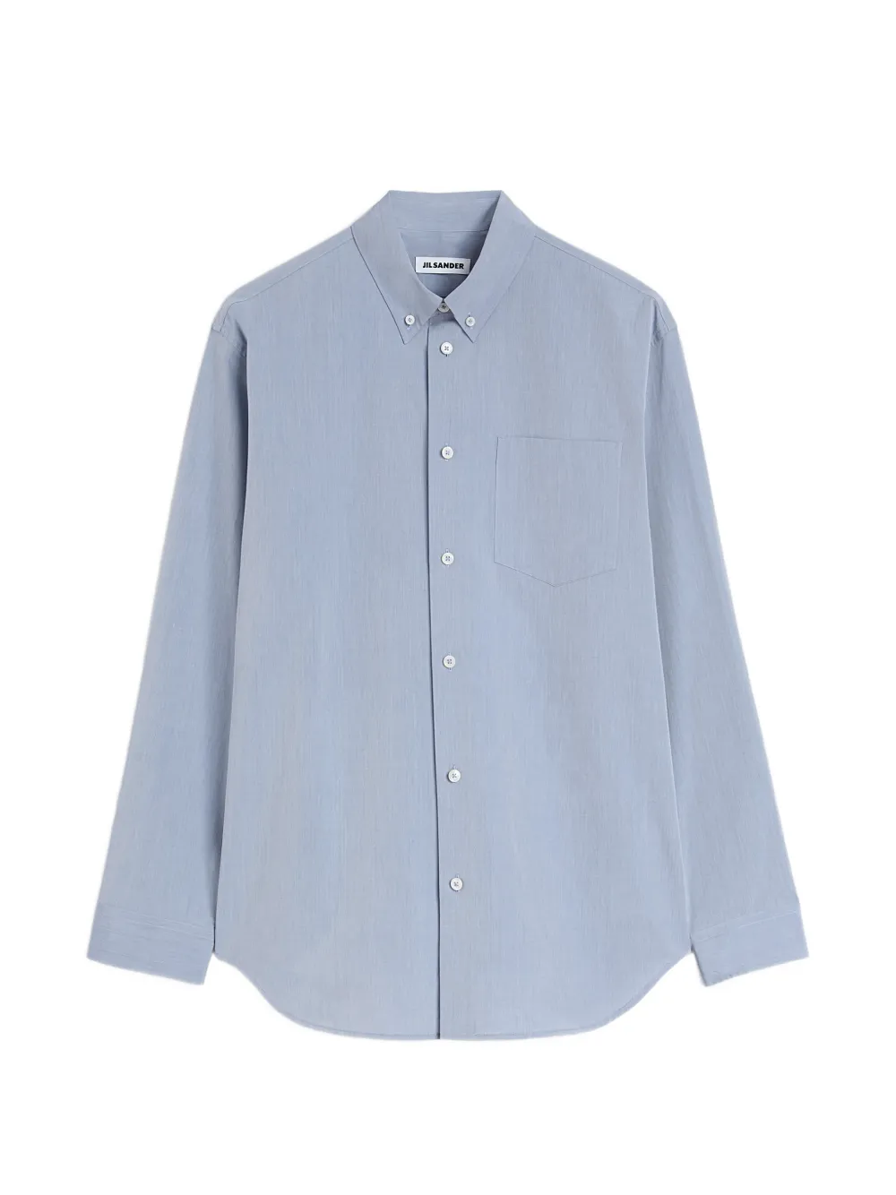 Jil Sander button-down chest-pocket shirt - Blau