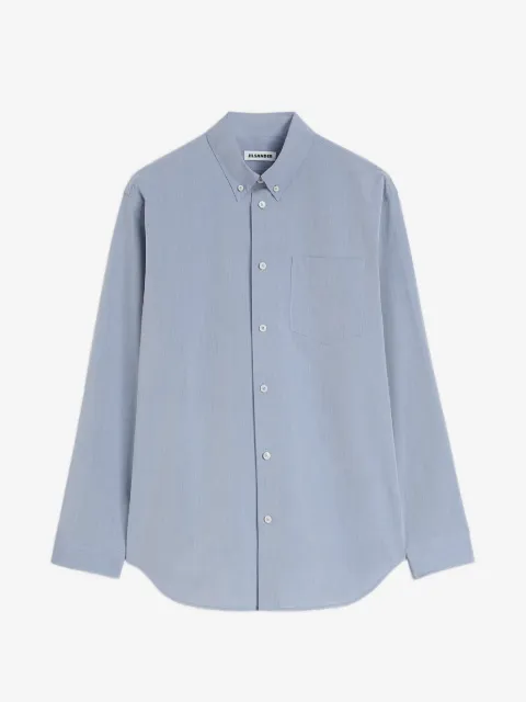 Jil Sander рубашка с нагрудным карманом