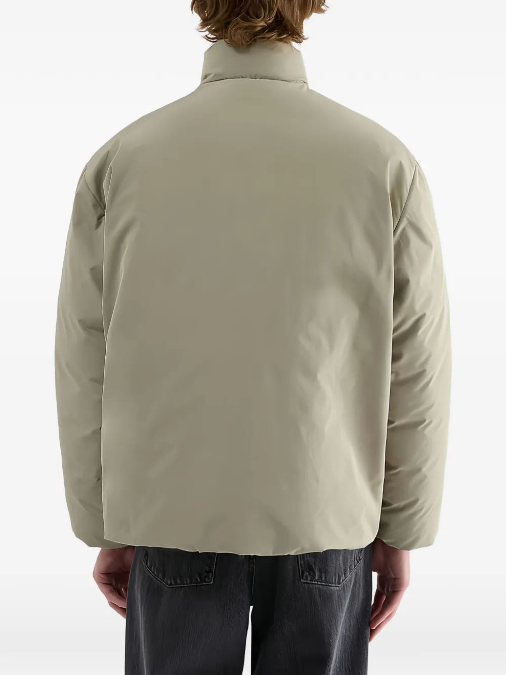 Jil Sander Taffeta donsjack Groen