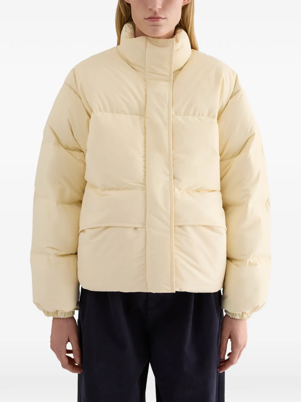 Jil Sander Gewatteerd jack Beige