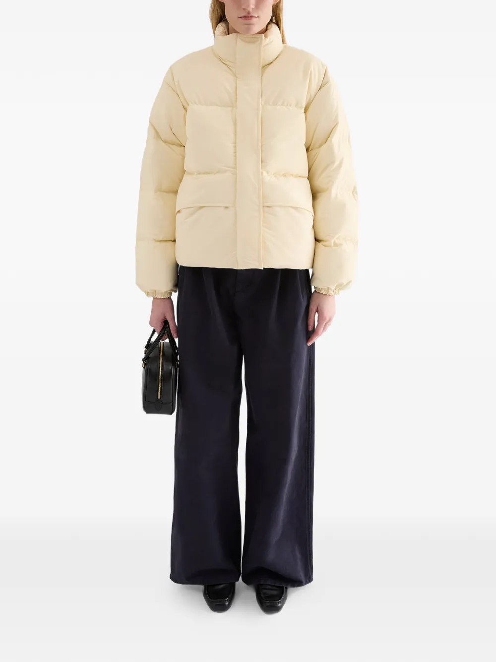 Jil Sander Gewatteerd jack Beige