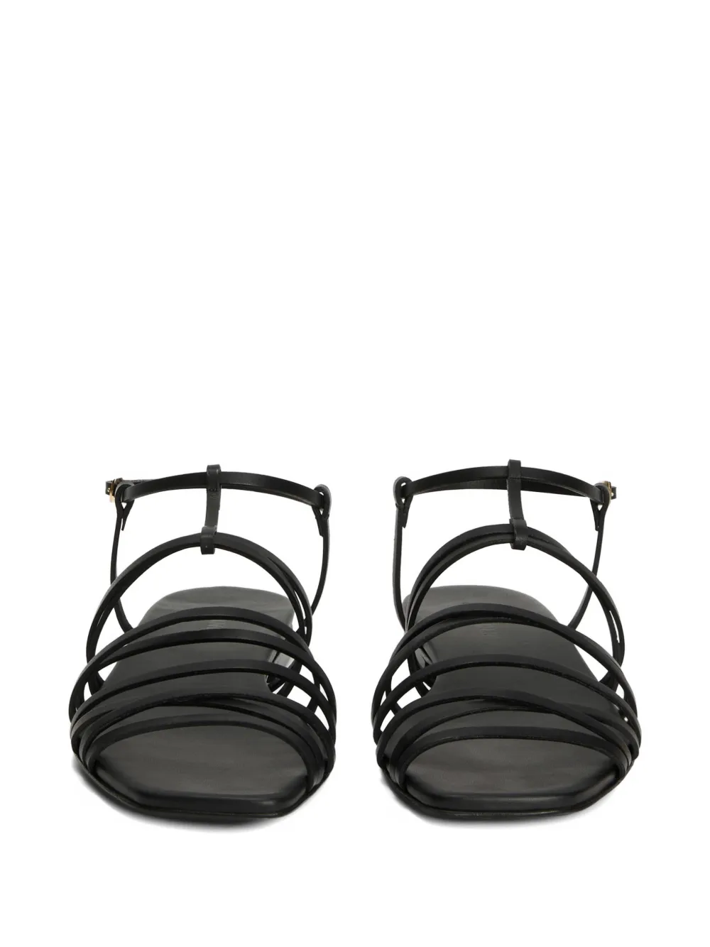 Jil Sander Sandalen met vierkante neus Zwart