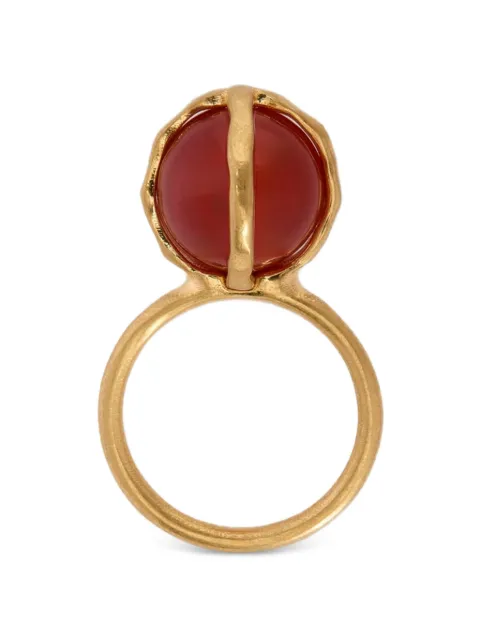 Jil Sander agate-embellished ring