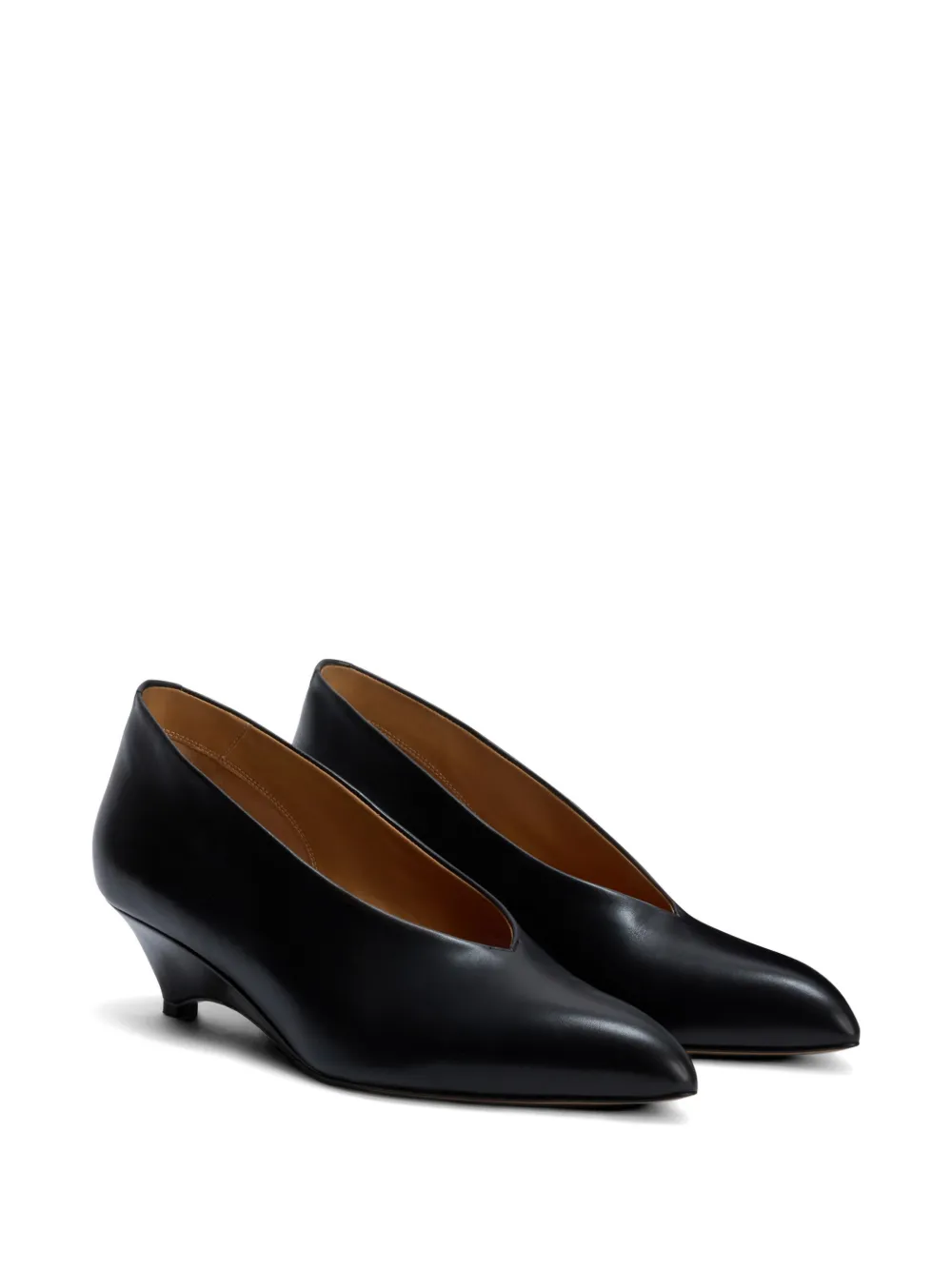 Jil Sander Pumps met puntige neus Zwart