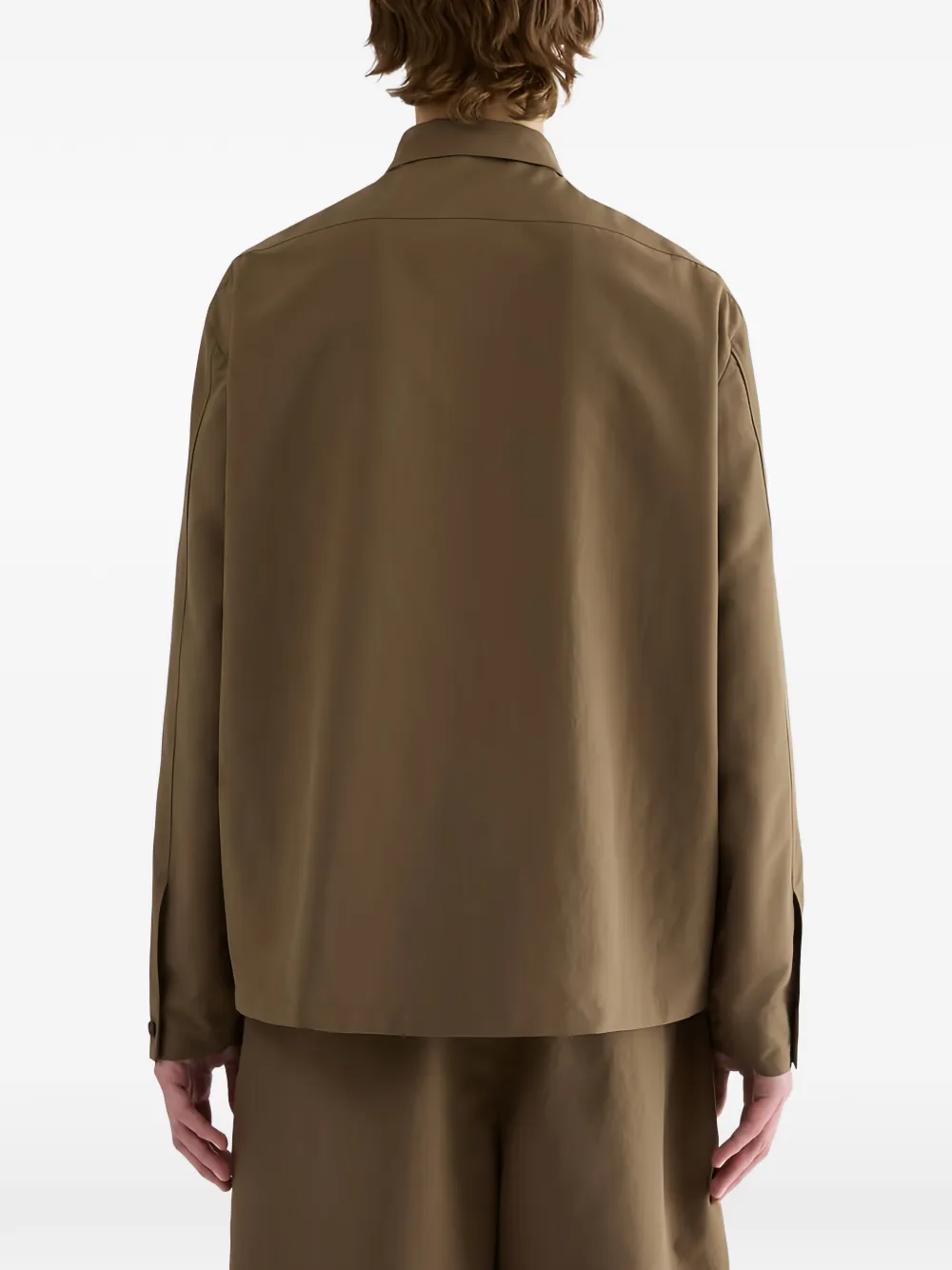 Jil Sander Overhemd met lange mouwen Bruin
