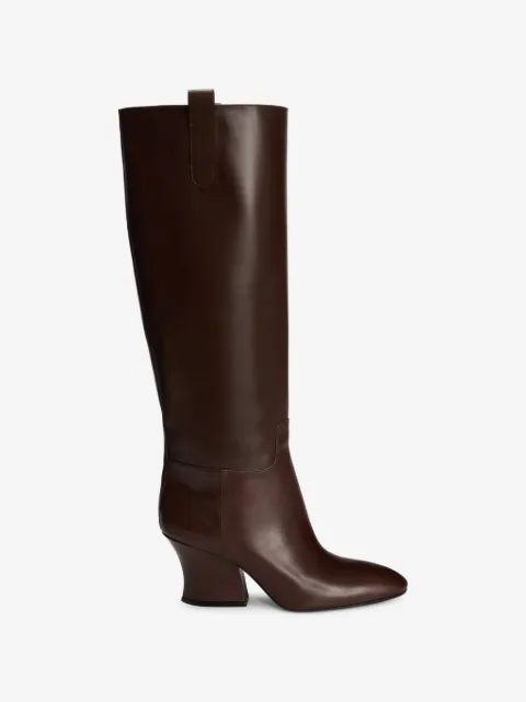 Jil Sander botas con tacón cuadrado
