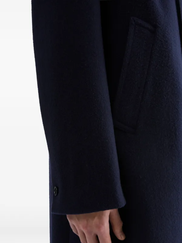 Jil Sander ウールシングルコート | ブルー | FARFETCH JP