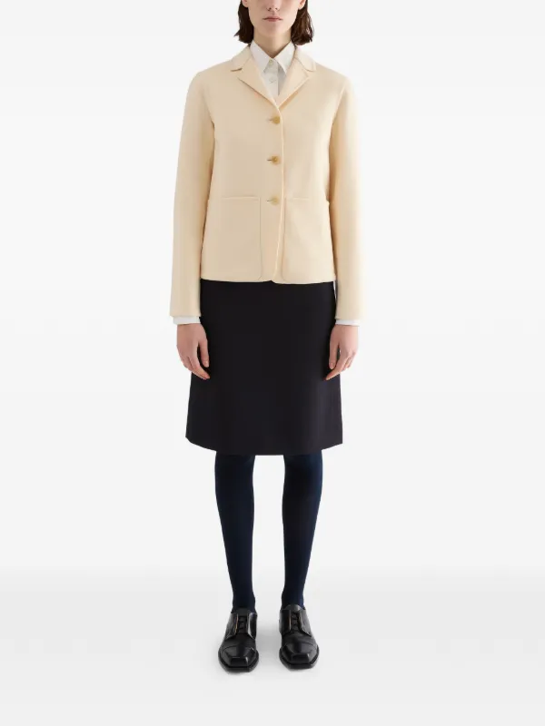 Jil Sander カシミア ダブルジャケット | ホワイト | FARFETCH JP
