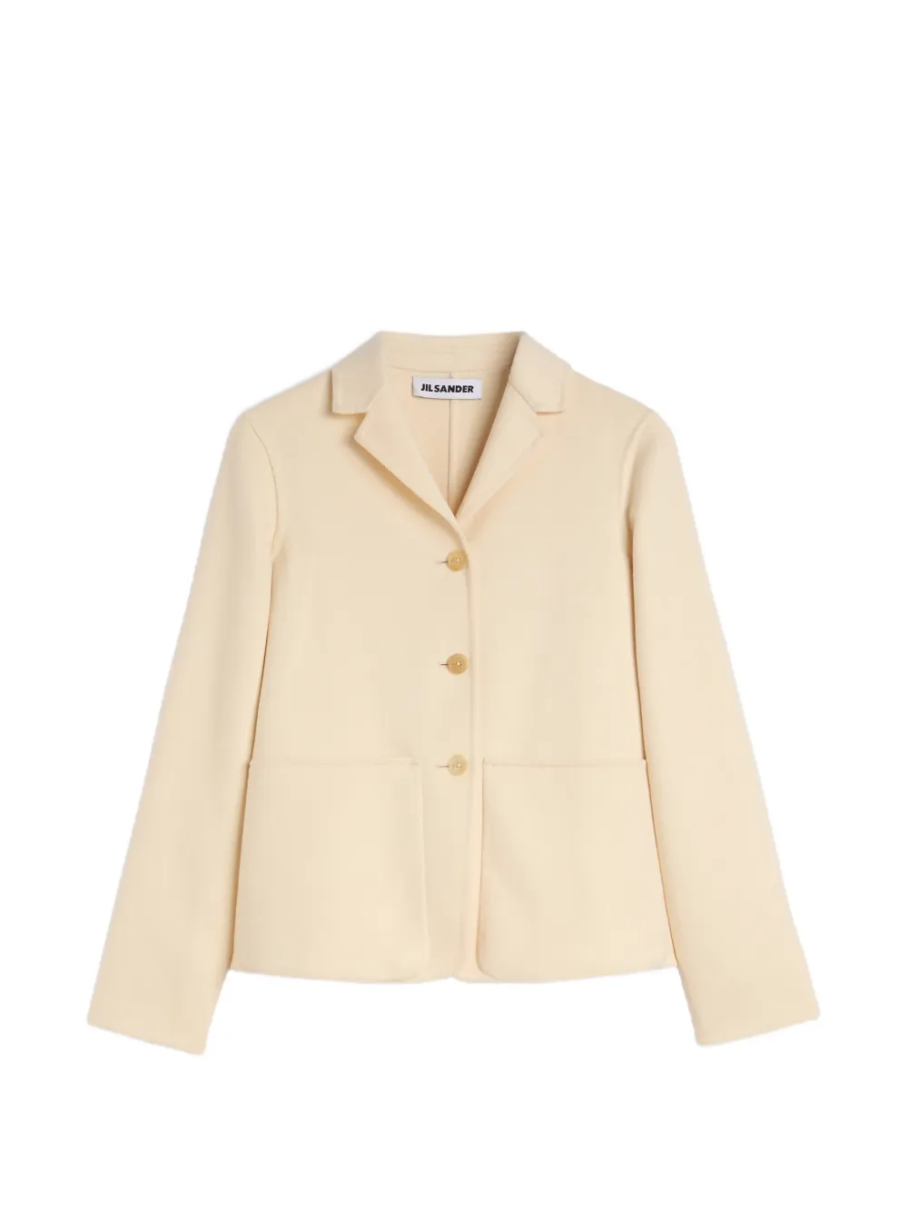 Jil Sander Giacca reversibile in cashmere - Bianco