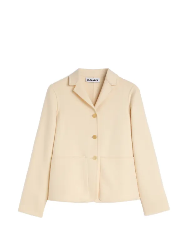 Jil Sander カシミア ダブルジャケット | ホワイト | FARFETCH JP