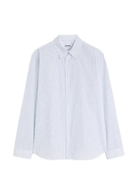 Jil Sander chemise en popeline à rayures
