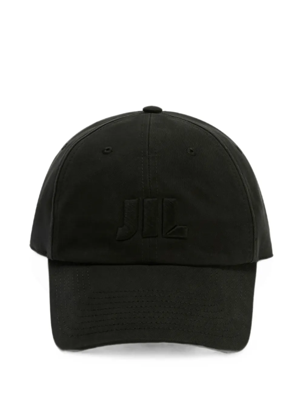 Jil Sander Cappello in drill di cotone - Nero