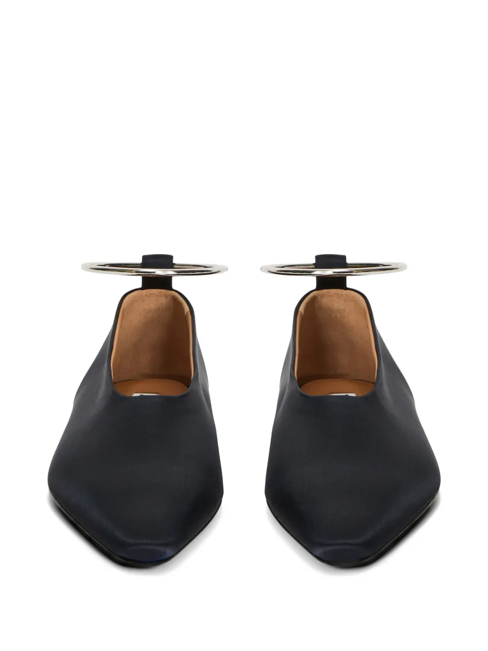 Jil Sander Ballerina's met puntige neus Blauw
