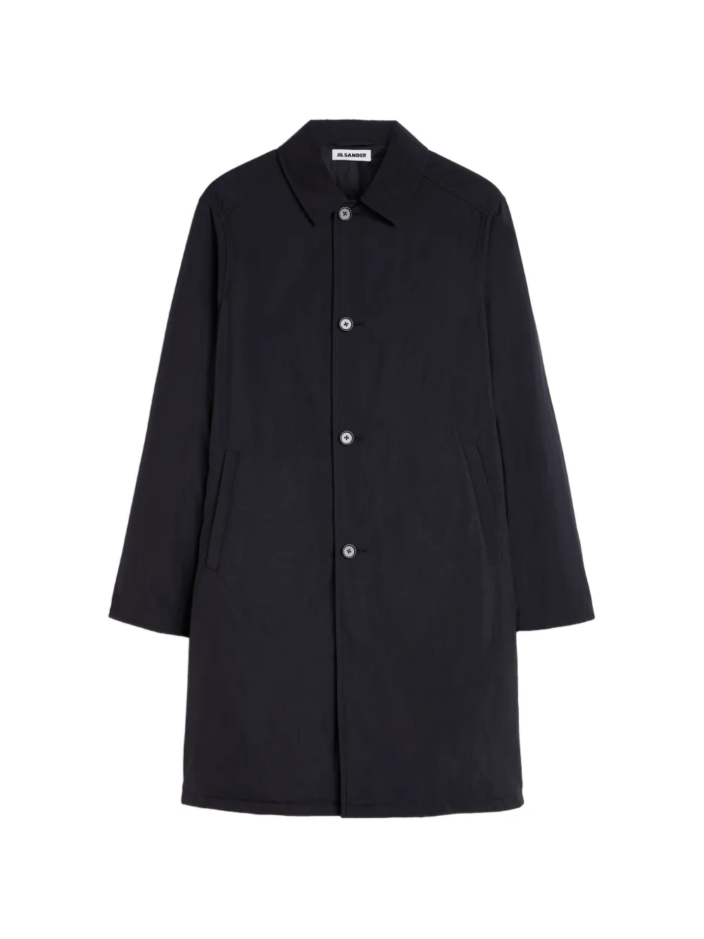 Jil Sander Cappotto con bottoni - Blu