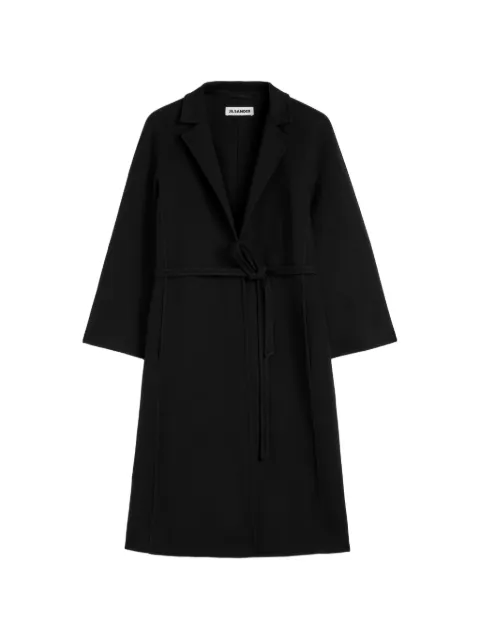 Jil Sander abrigo con cinturón