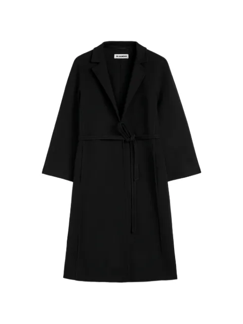 Jil Sander wool belted coat
