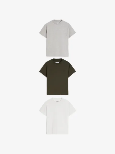 Jil Sander lot de trois t-shirts à manches courtes