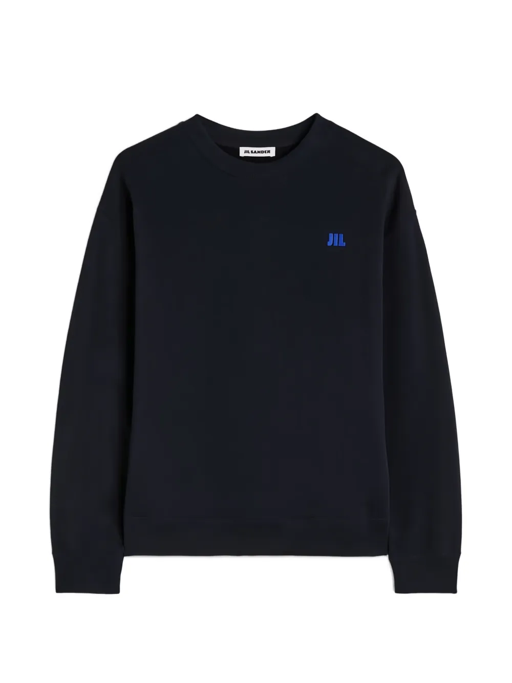 Jil Sander Sweater met geborduurd logo Blauw