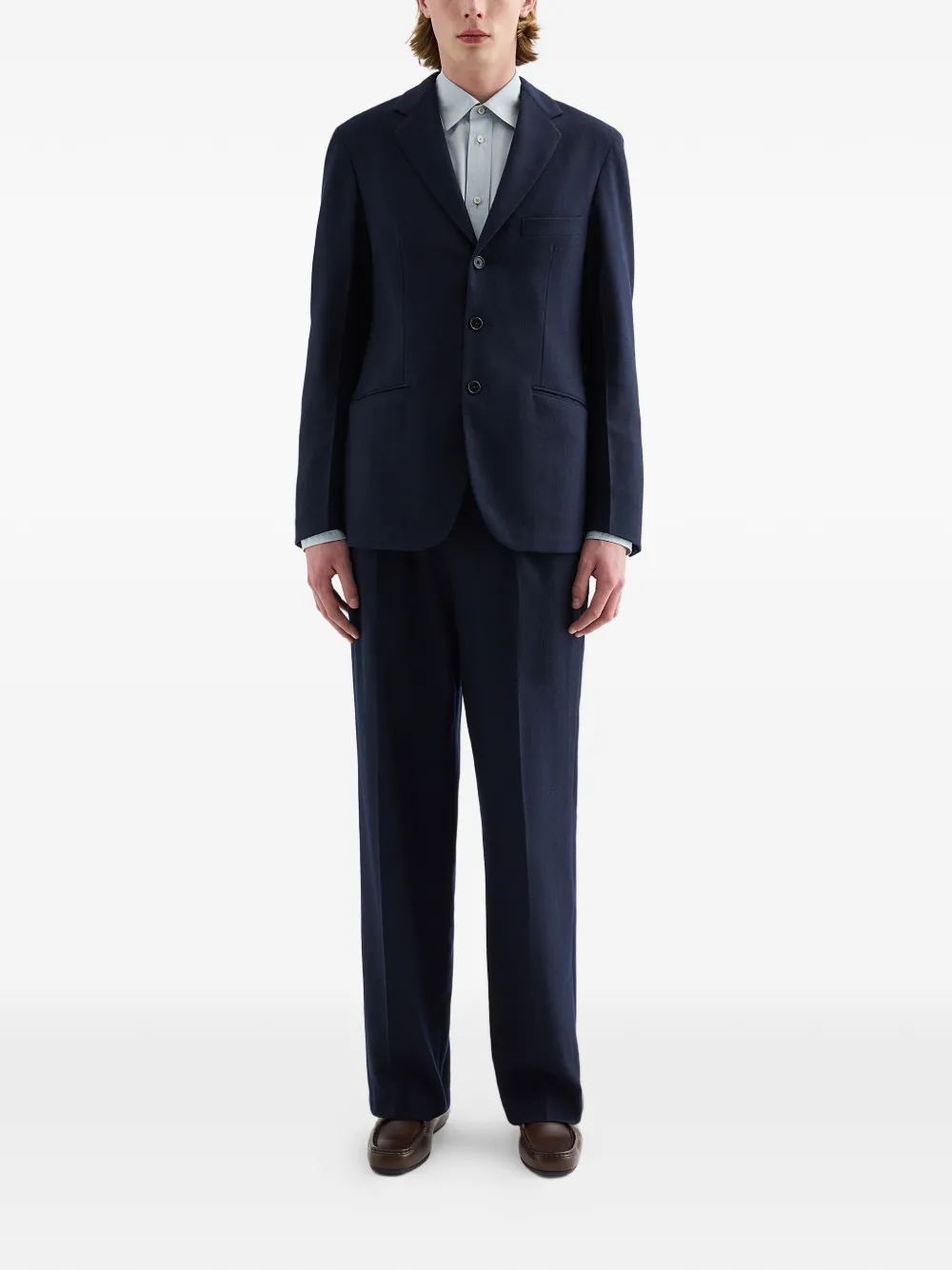 Jil Sander Wollen trainingsbroek Blauw