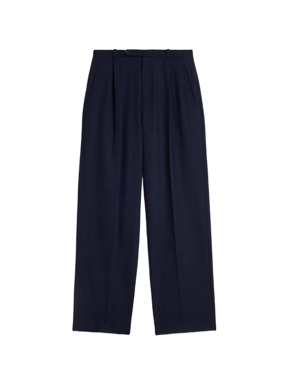 Jil Sander Hose aus Flanell - Blau