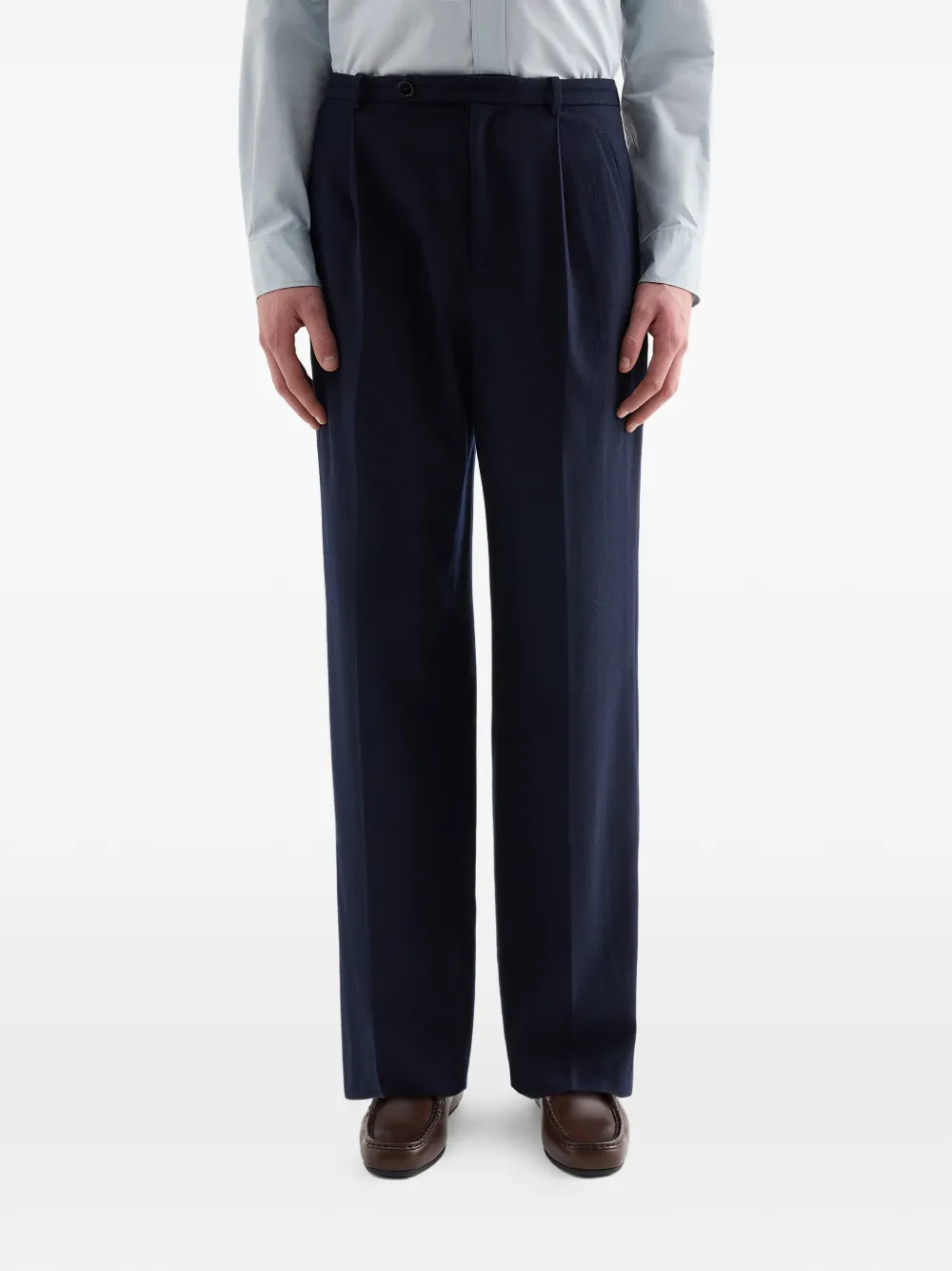 Jil Sander Wollen trainingsbroek Blauw