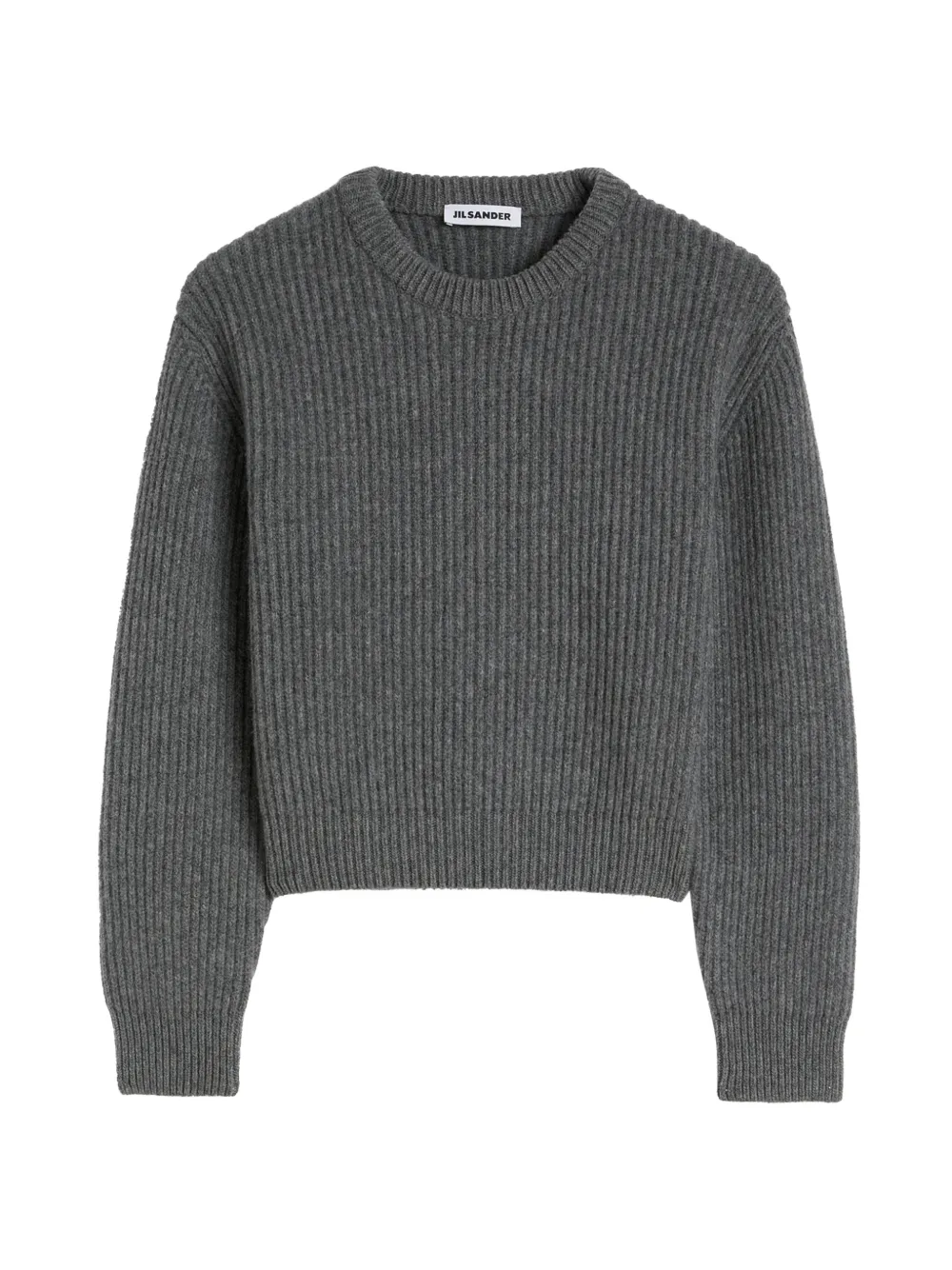 Jil Sander ribbed-knit sweater - Grau