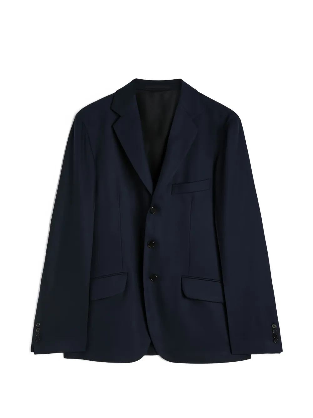 Jil Sander Wollen blazer van popeline Blauw