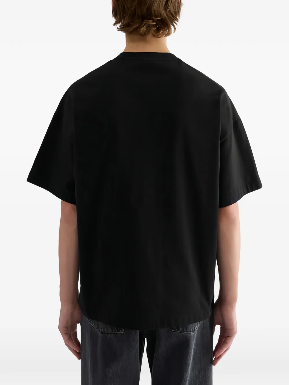 Jil Sander T-shirt met logoprint Zwart