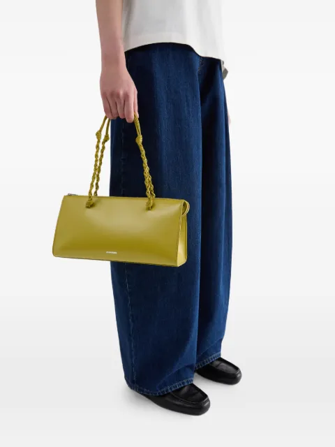 Jil Sander Tangle Tent leather shoulder bag