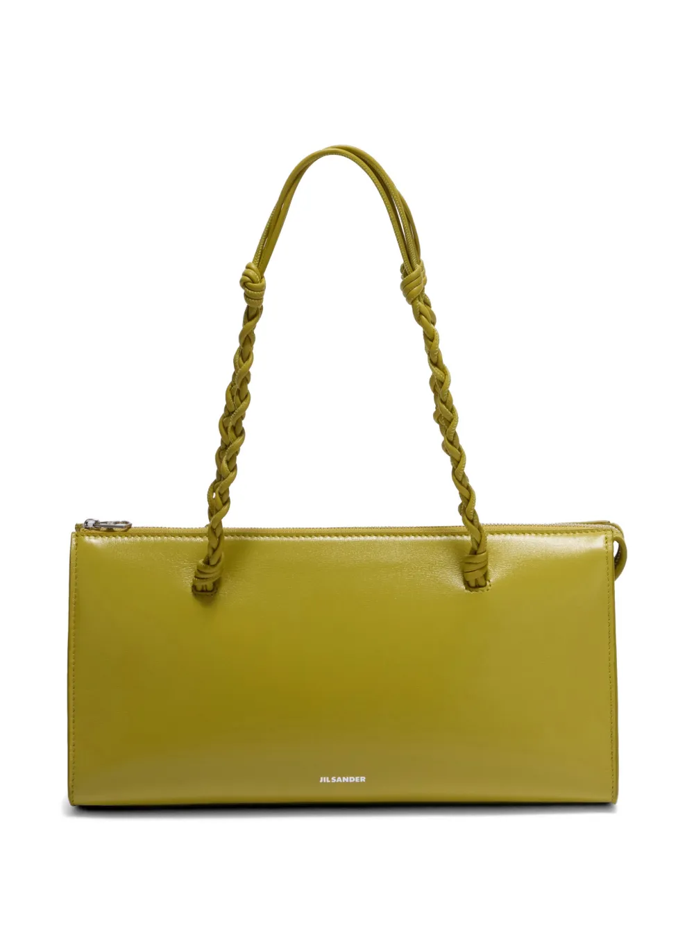 Jil Sander Tangle Tent leren schoudertas Groen