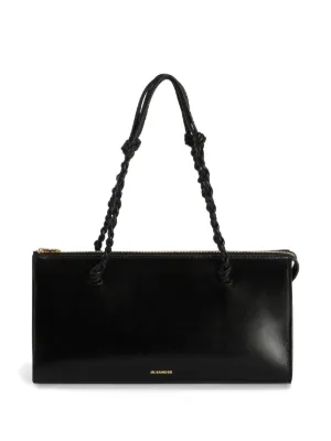 Jil Sander レザーショルダーバッグ | ブラック | FARFETCH JP