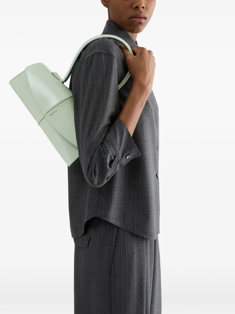 Jil Sander Linea schoudertas Blauw
