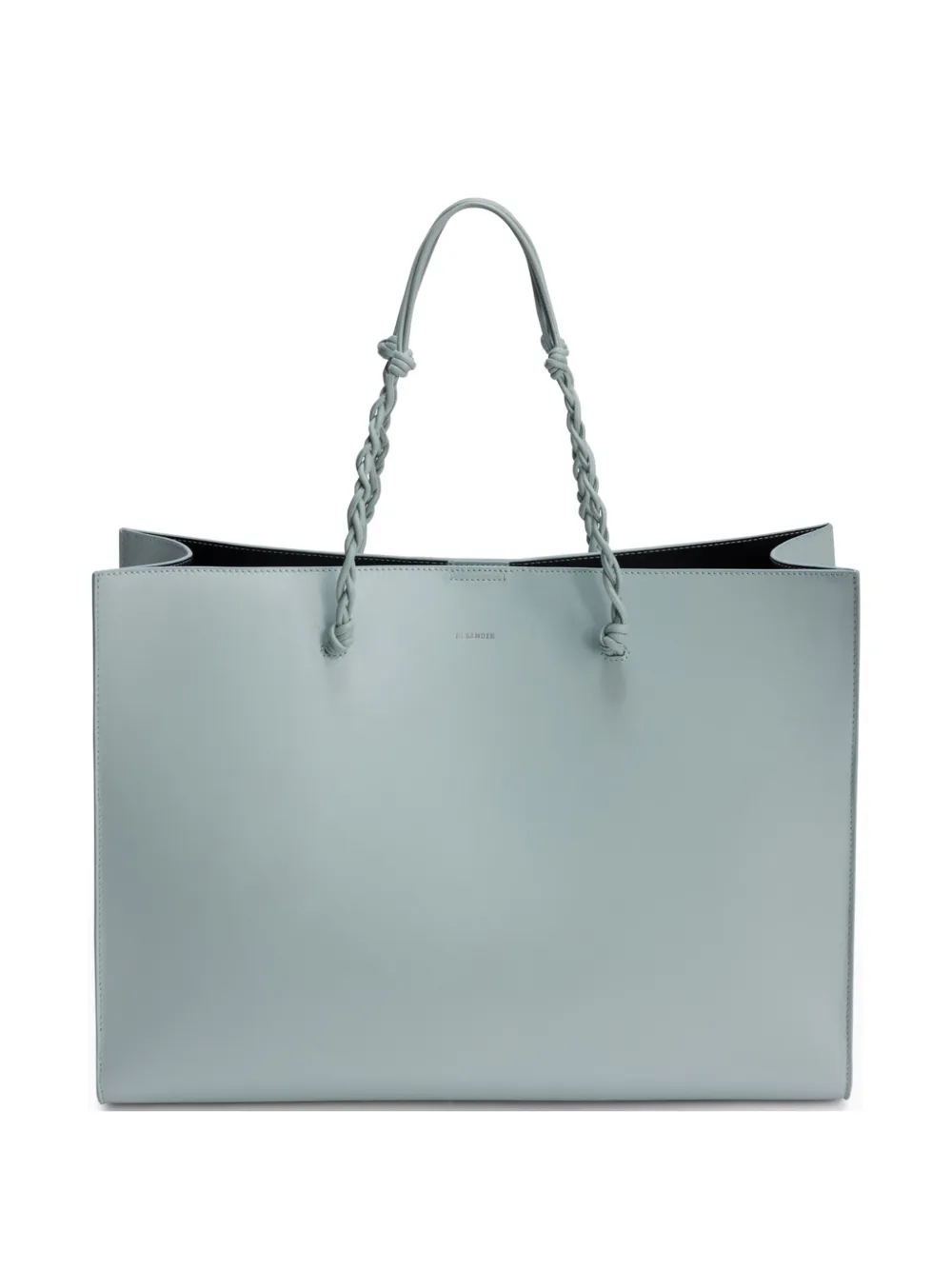 Jil Sander Borsa tote Tangle con nodo - Blu