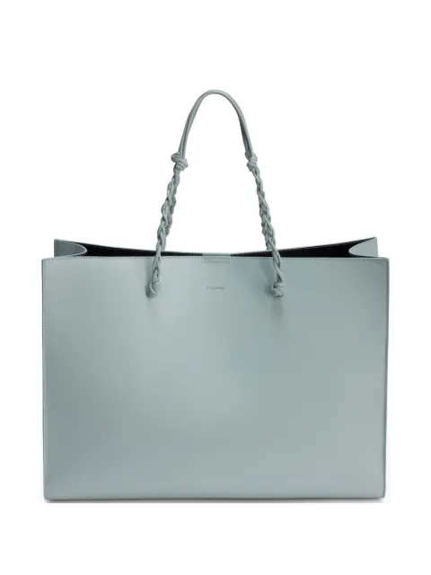 Jil Sander Tangle knotted leather tote bag