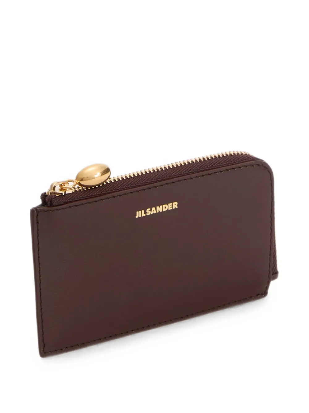Jil Sander Goji kleine portemonnee Bruin