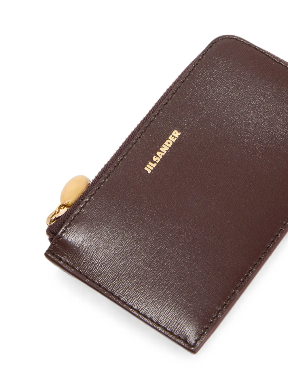 Jil Sander Goji kleine portemonnee Bruin