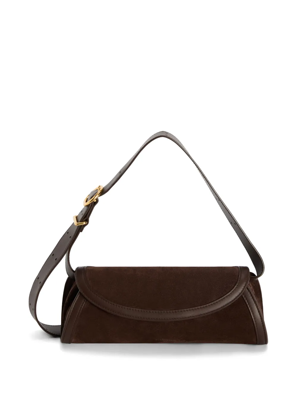 Jil Sander Clutch Cannolo piccola - Marrone