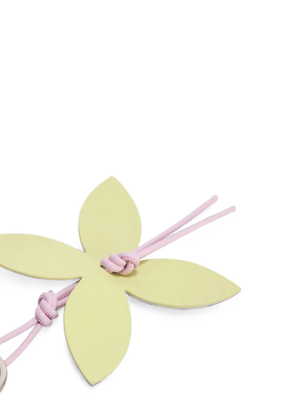 Jil Sander Snowdrop sleutelhanger met bedel Geel