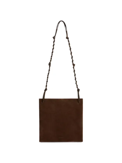 Jil Sander Tangle knotted suede shoulder bag