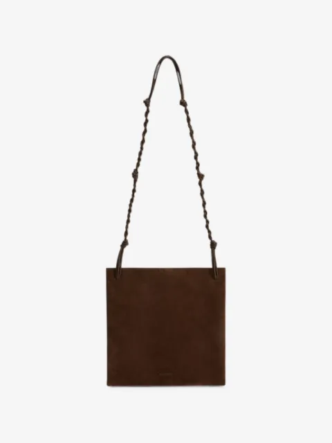 Jil Sander Tangle knotted suede shoulder bag