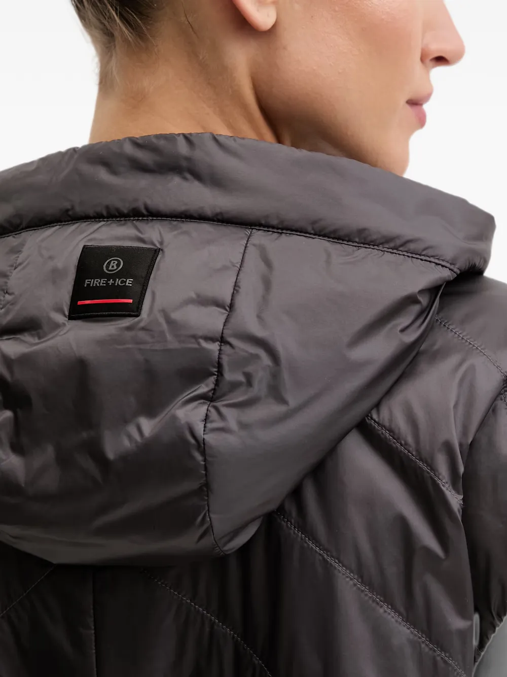 BOGNER FIRE+ICE Fenny bodywarmer met capuchon Grijs