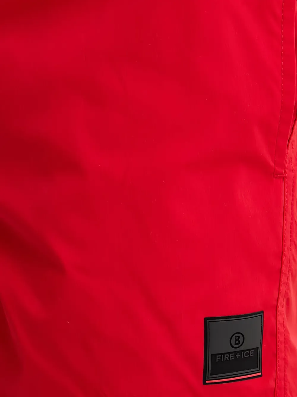 Bogner Fire+ice 넬슨 로고 패치 드로스트링 스윔 쇼츠 In Red