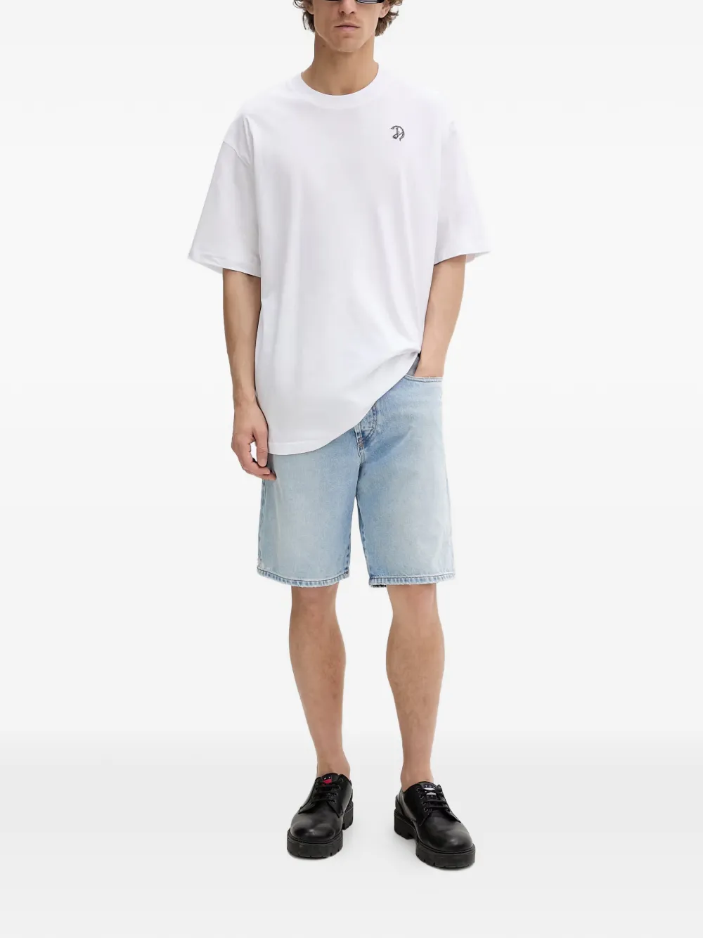 Diesel T-shirt met grafische print Wit