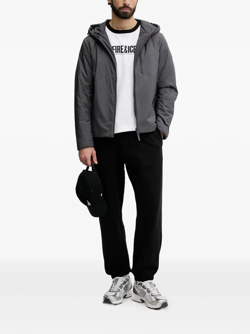 BOGNER FIRE+ICE Puya T-shirt met ronde hals Wit