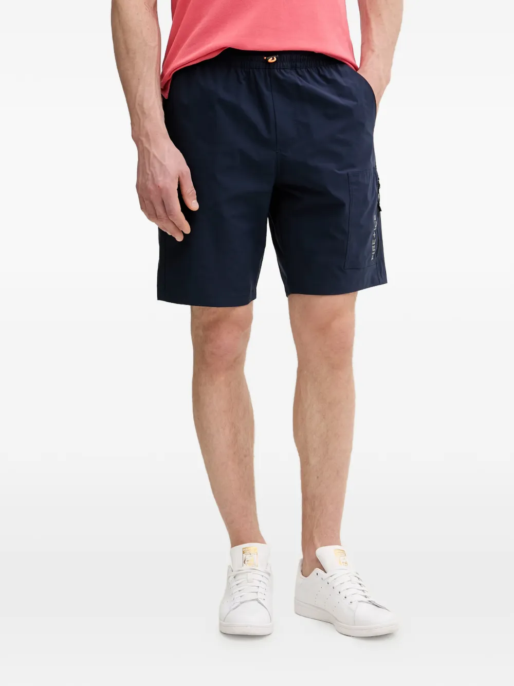 BOGNER FIRE+ICE Pavel logo-print drawstring shorts - Blu