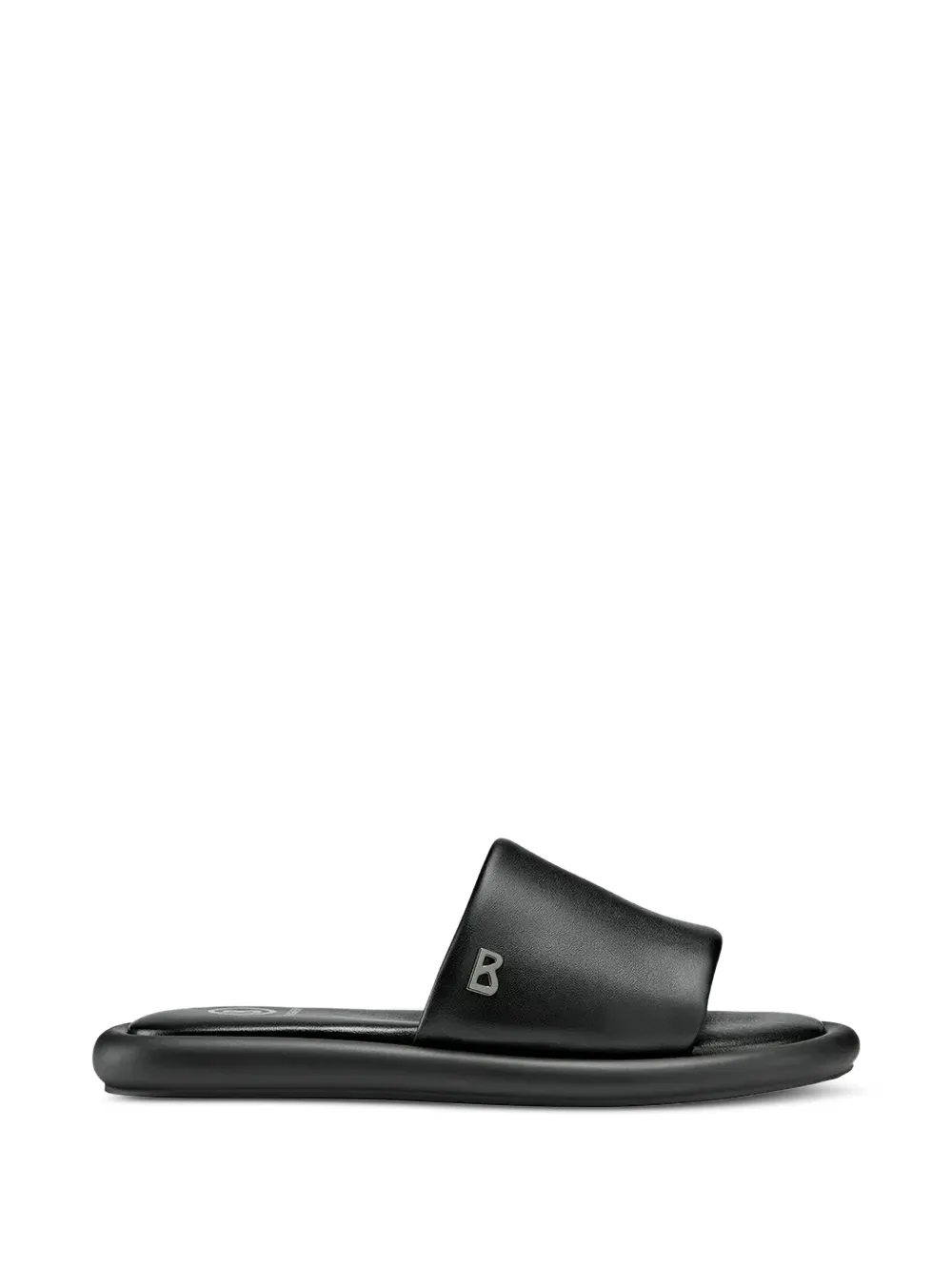 BOGNER Portofino logo-plaque slide sandals - Black