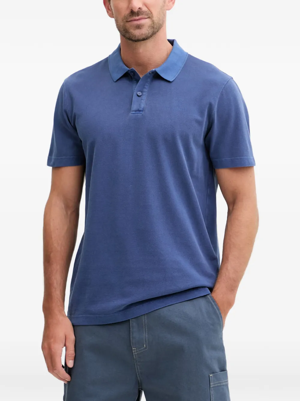 BOGNER FIRE+ICE Ramon logo-embroidered polo shirt - Blu