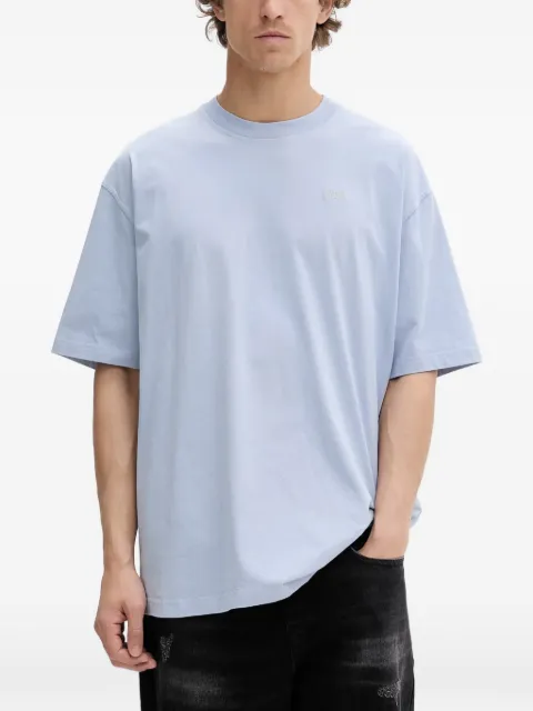 Diesel graphic-print embroidered-logo T-shirt