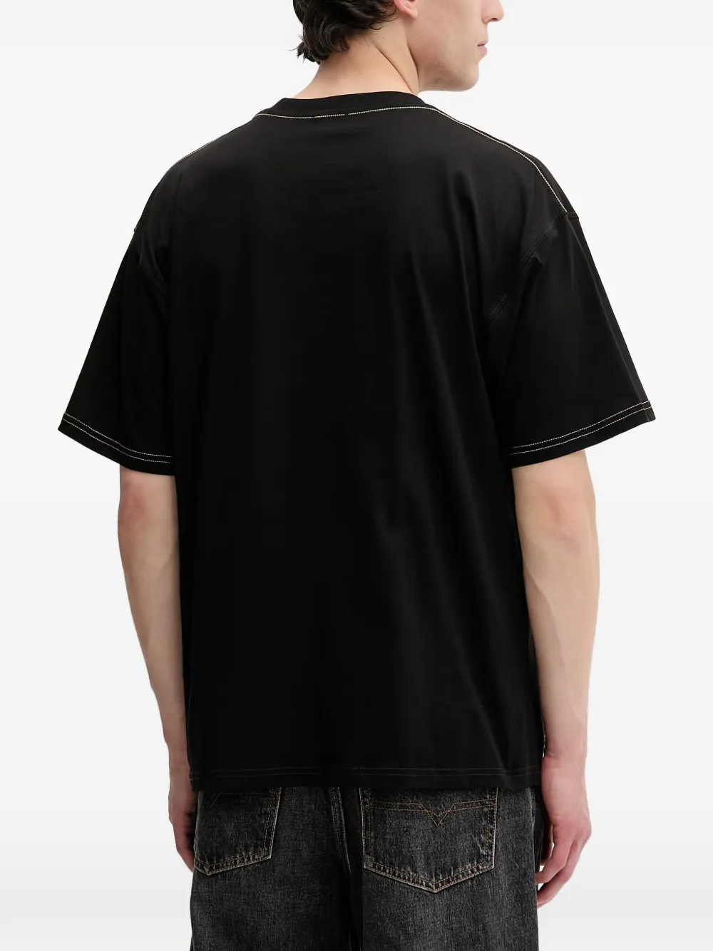 Diesel T-BOXT-V3 T-shirt met logo-print Zwart