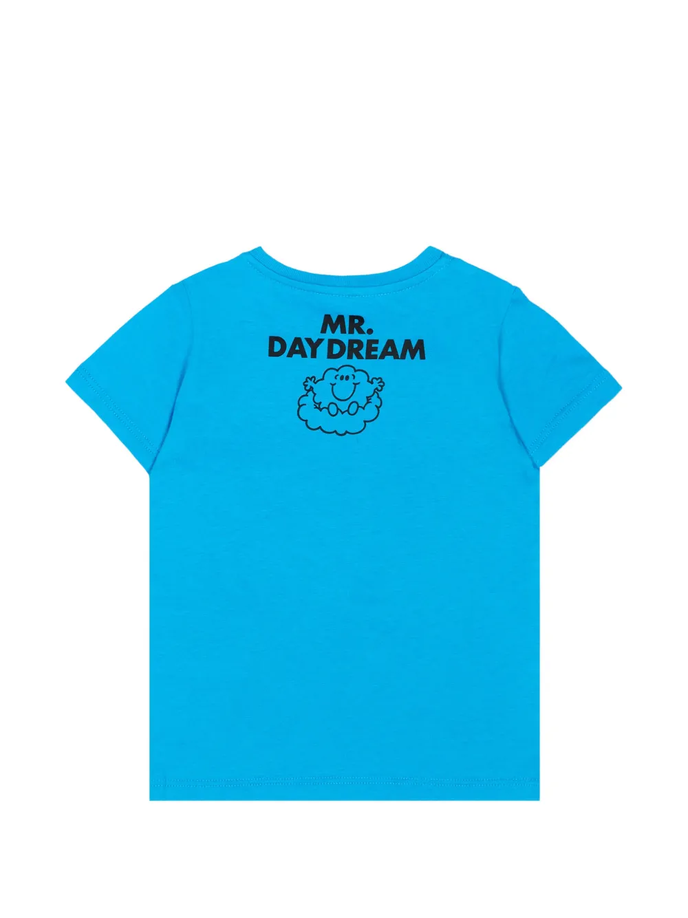 Gucci Kids Katoenen T-shirt met logoprint Blauw